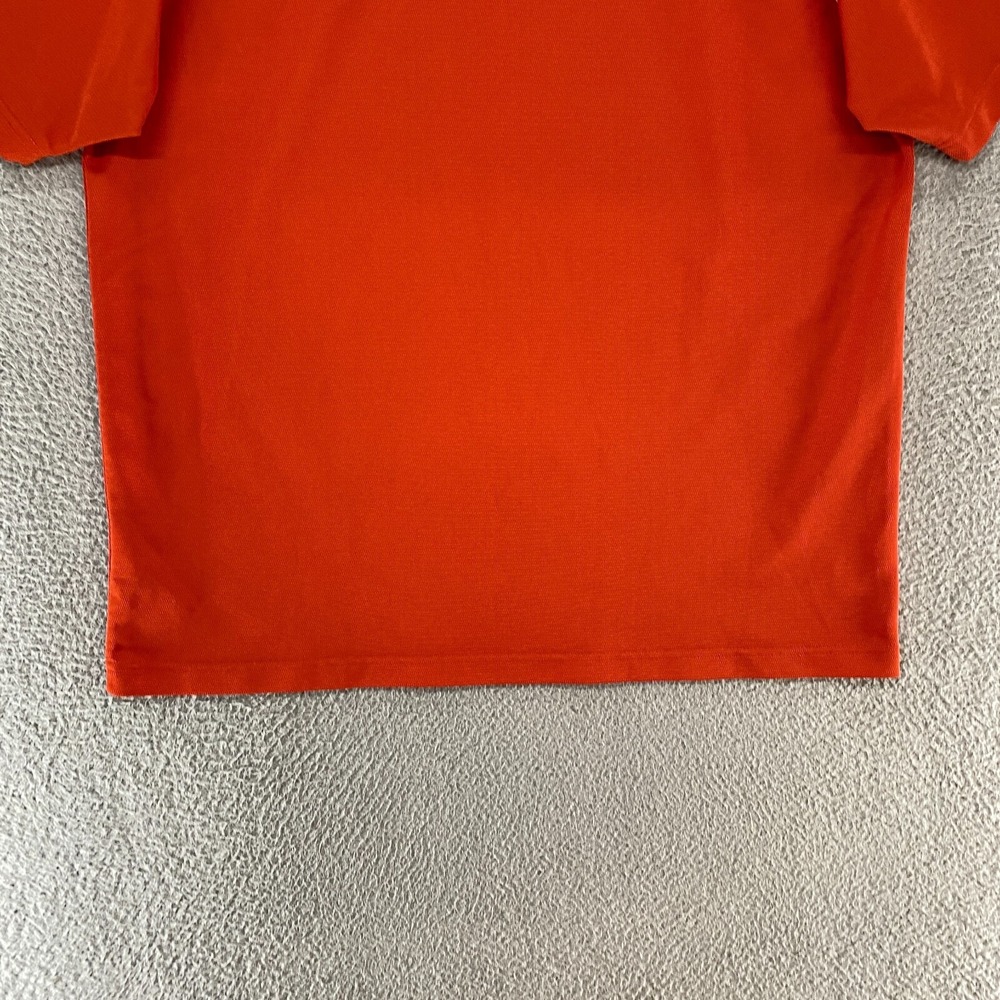 Nike Y2K T-Shirt Mens Large Orange Short Sleeve Vintage Wicking Workout - Picture 11 of 12